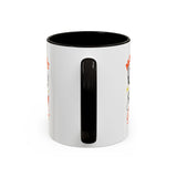 Morning Coffee Mug | Retro Cartoon Coffee Cup, Colorful Ceramic