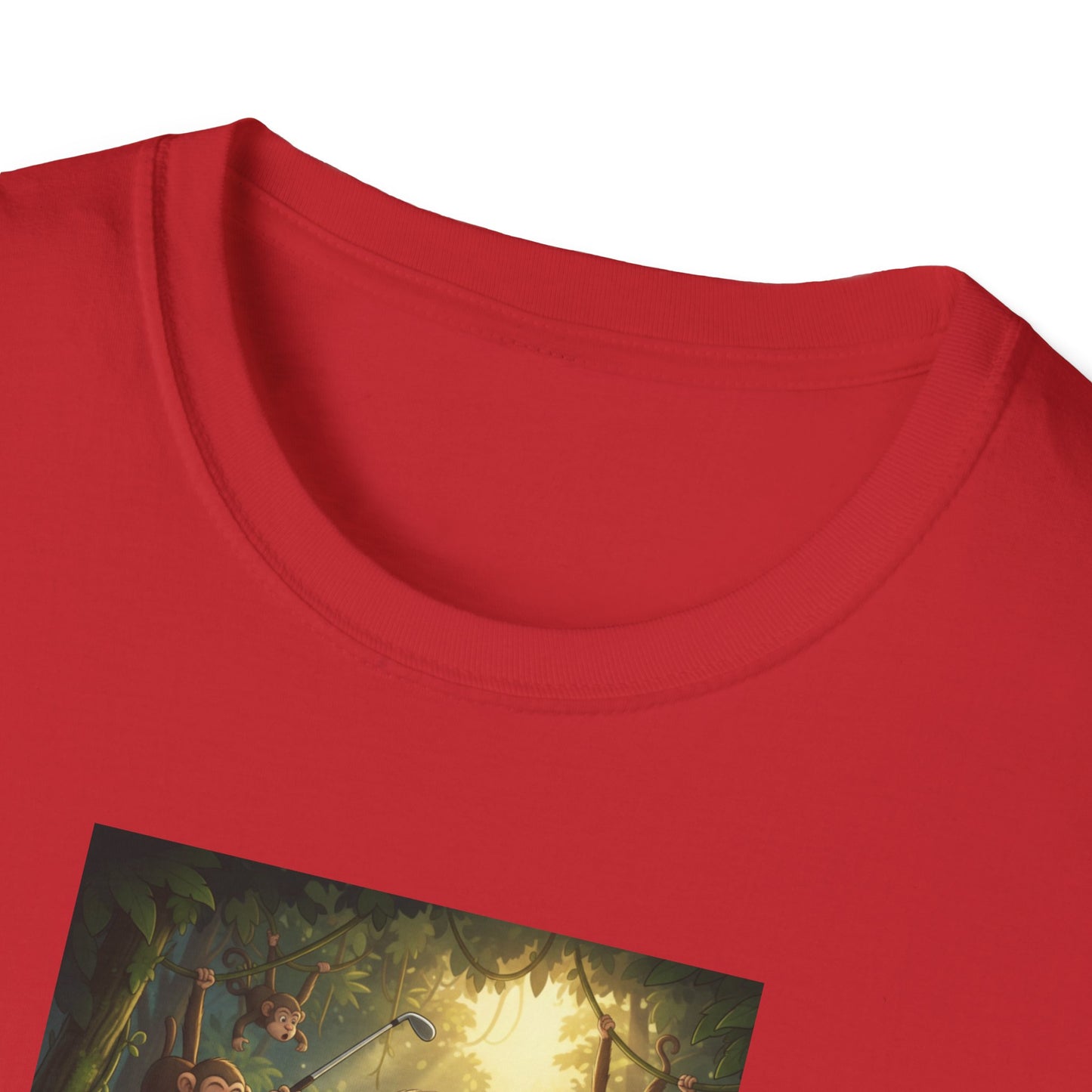 Slow Living Sloth Golfer T-Shirt | Zen Sportswear Tropical Golf Silas