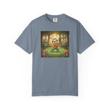 Sloth Pickleball Illustration T-shirt | Whimsical Forestcore Slow Living