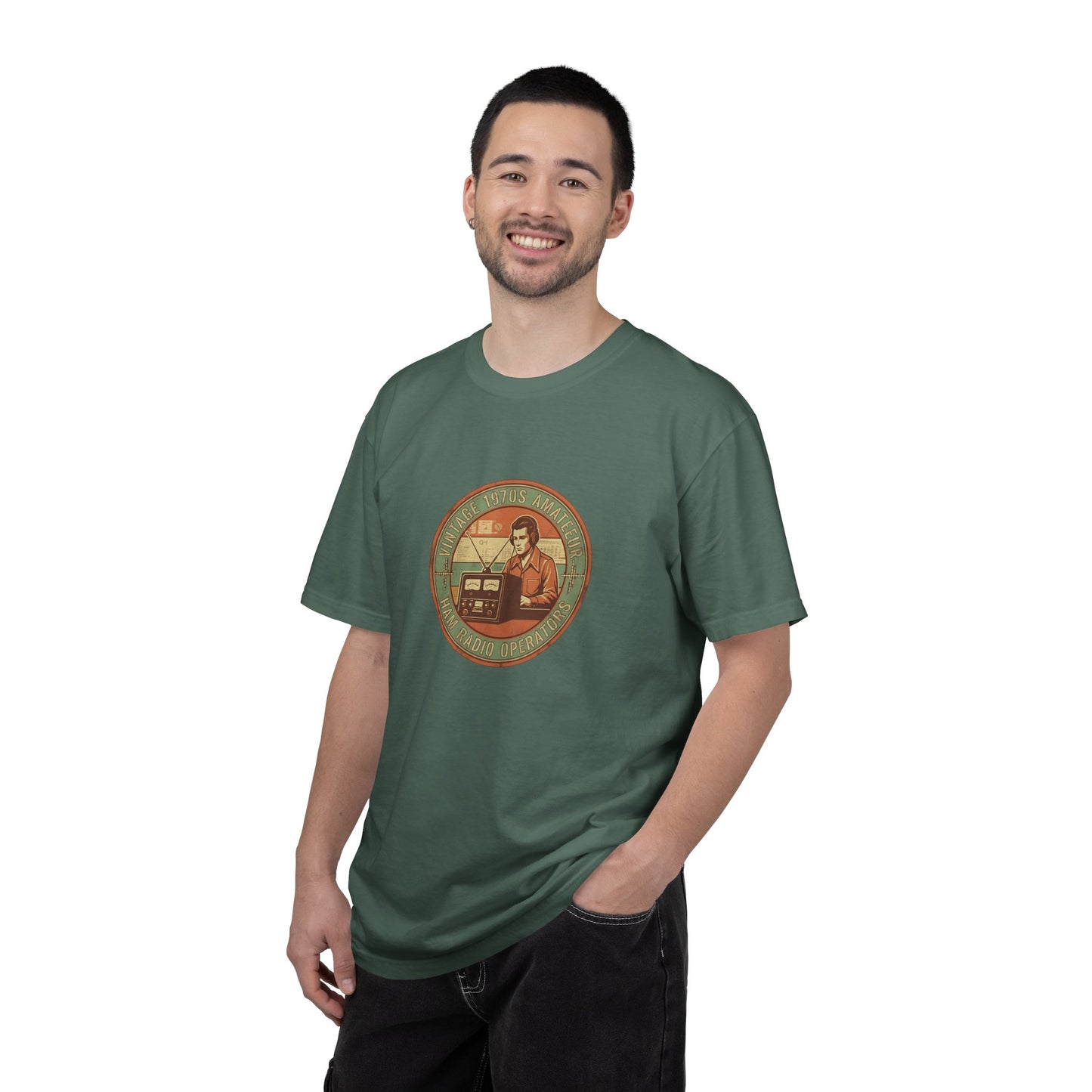 70s Retro Radio Ham T-shirt | Vintage Ham Radio Design