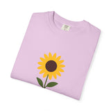 Sunflower Graphic T-shirt | Minimal Floral Tee
