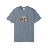 French Bulldog Chef T-shirt | Cute Dog Cooking Illustration, Bistro Theme