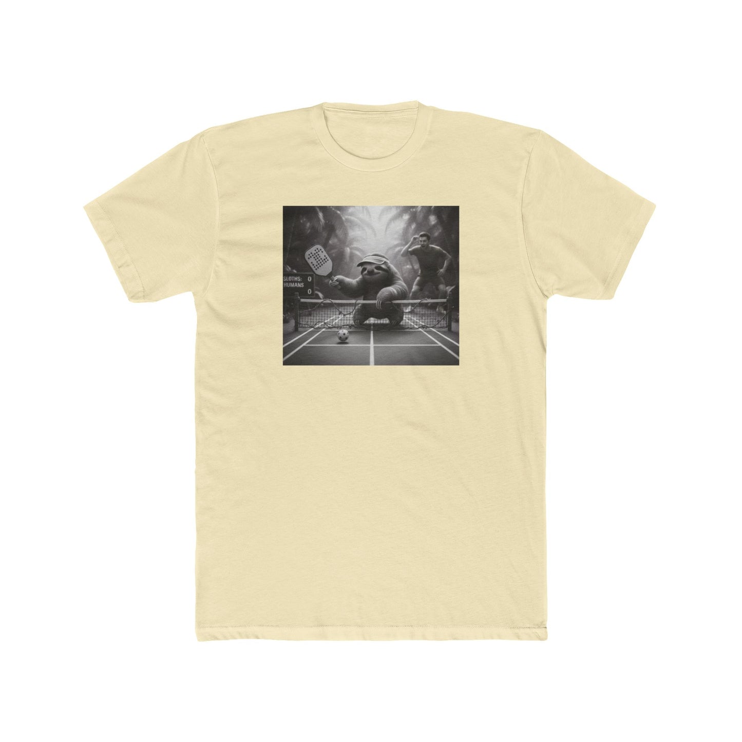Dink-Shot Sloth Pickleball Tee | Slow-Motion Sportswear Parody