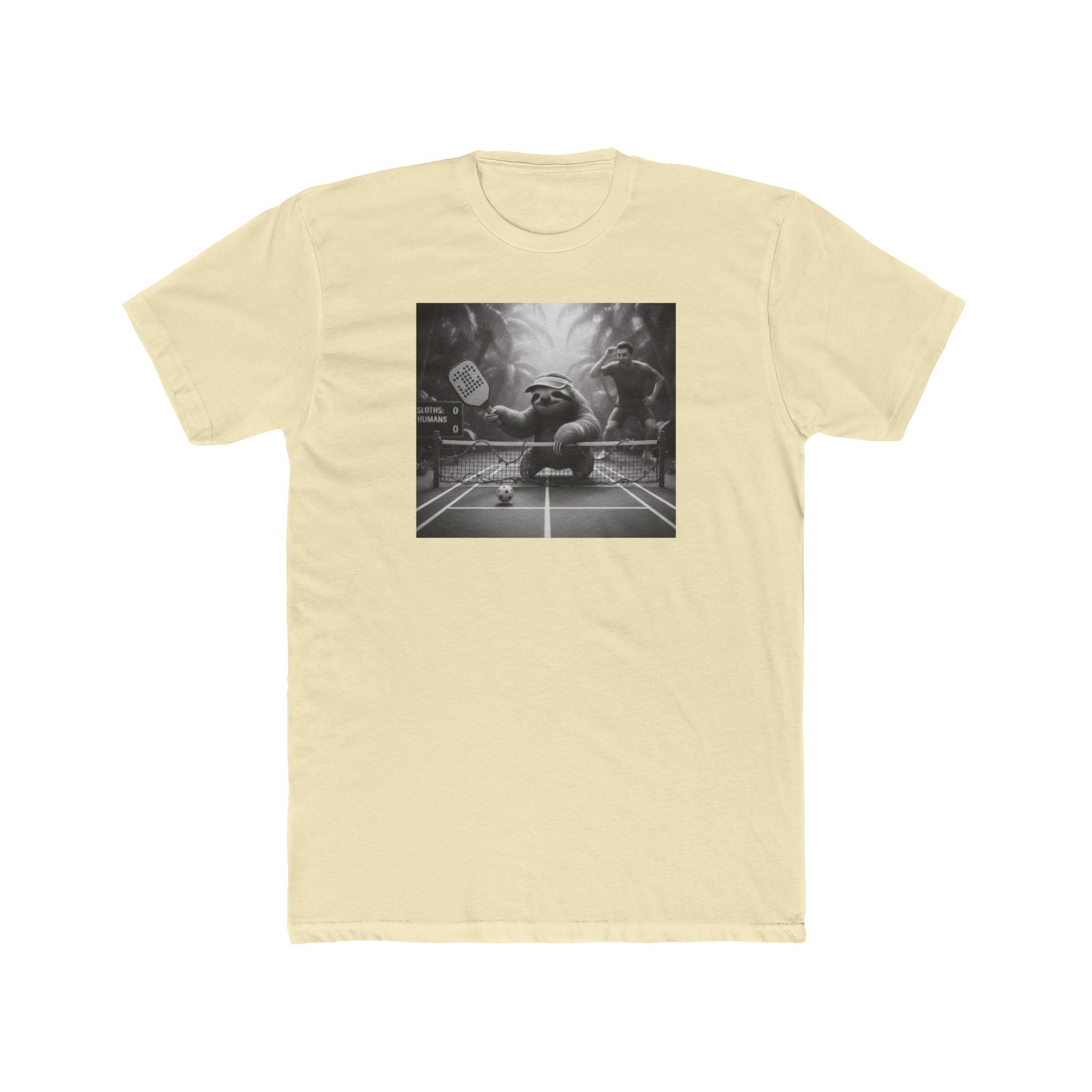 Dink-Shot Sloth Pickleball Tee | Slow-Motion Sportswear Parody