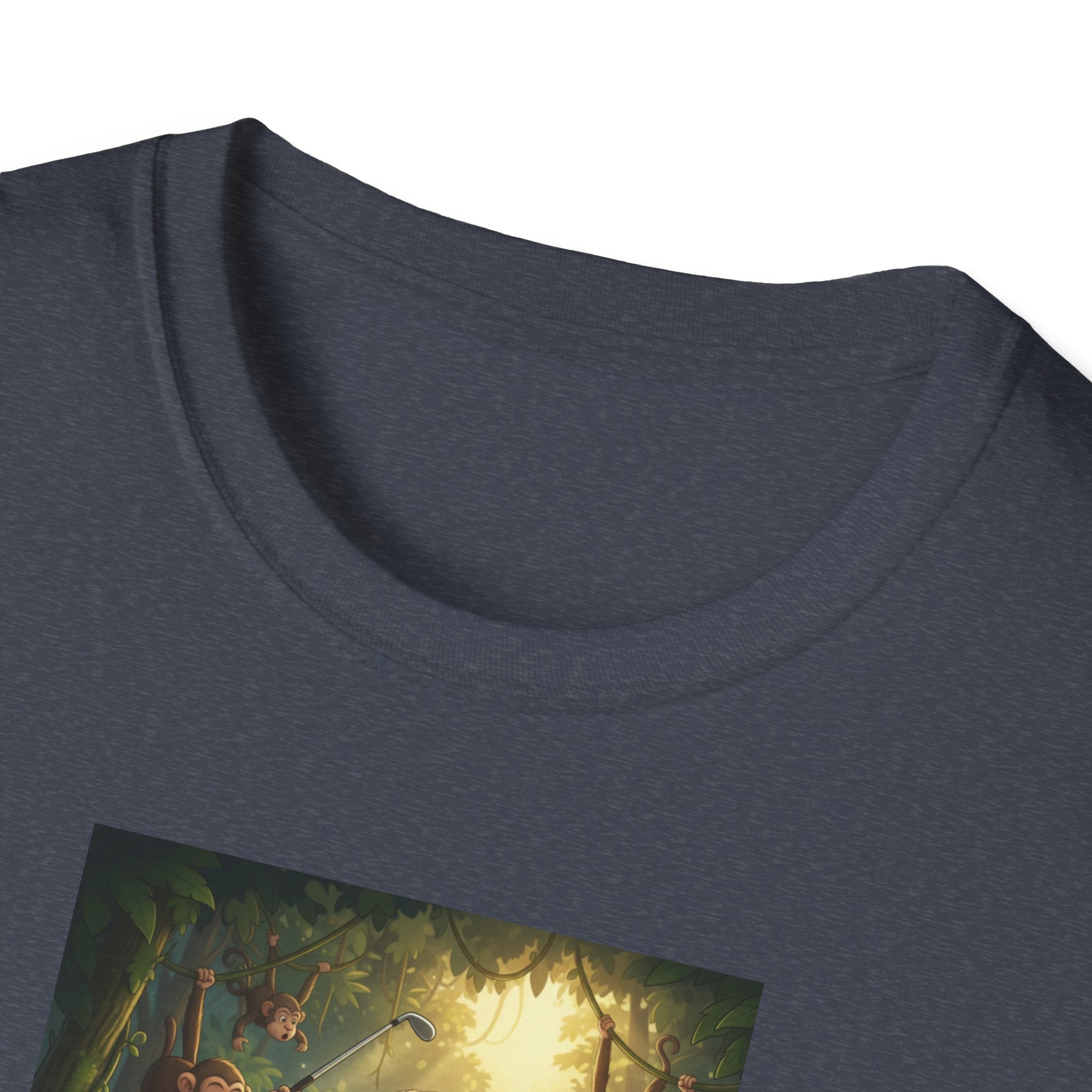 Slow Living Sloth Golfer T-Shirt | Zen Sportswear Tropical Golf Silas