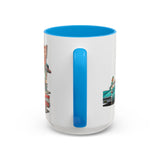 1950s Diner Scene Mug | Retro Car Hop Coffee Cup