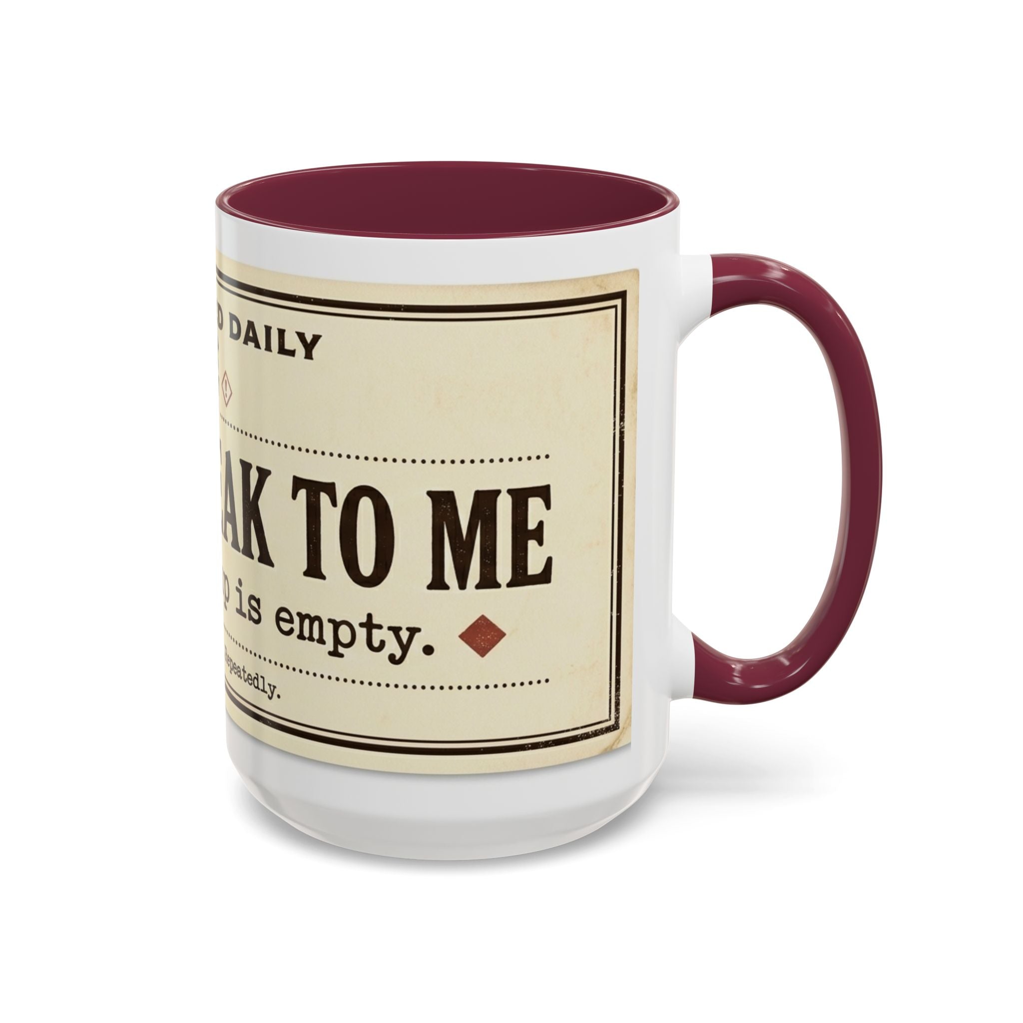 Do Not Speak To Me Mug | Prescription Coffee Mug, Funny Morning Quote