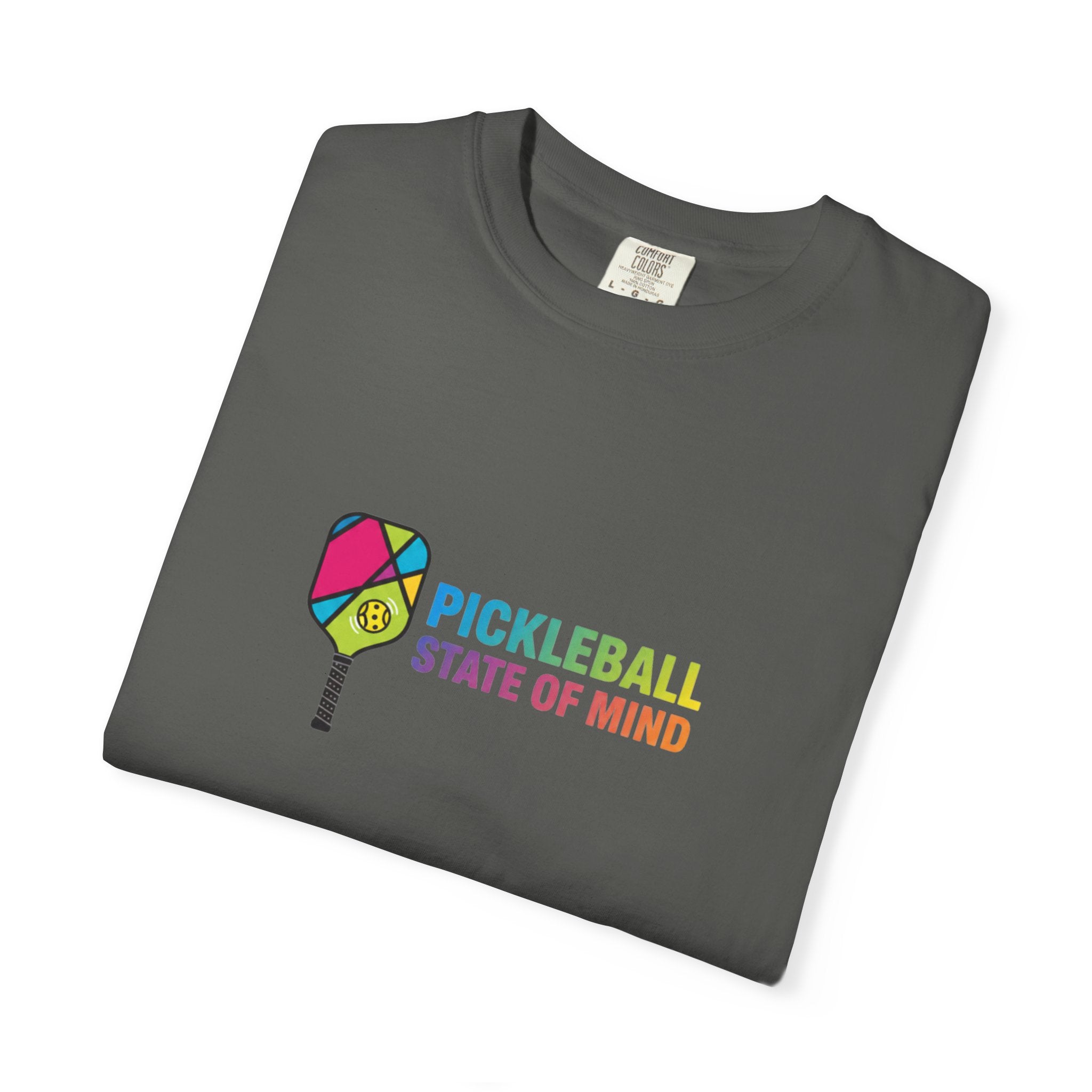 Pickleball State of Mind T-shirt | Colorful Paddle Graphic