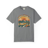 Road Trip '76 T-shirt | Vintage Camper Van Sunset Graphic