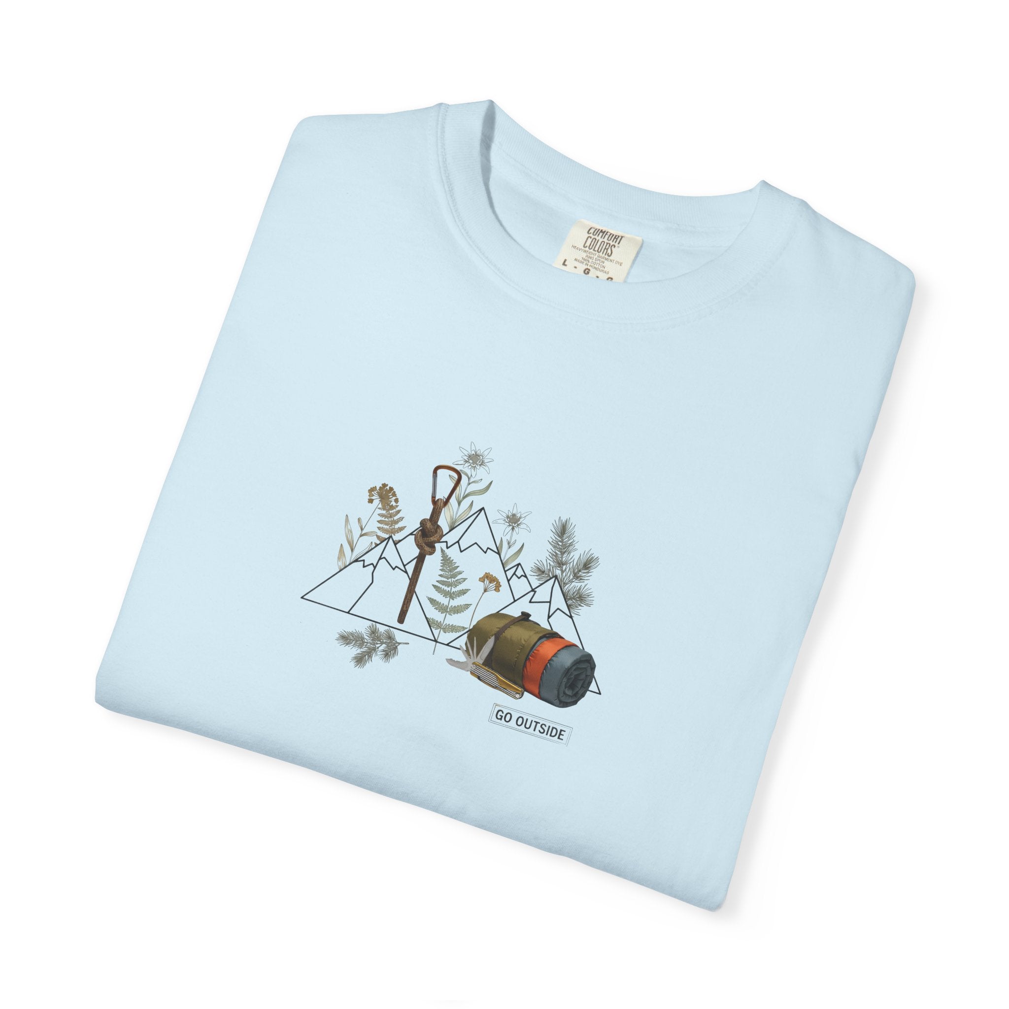 Mountains Camping Outdoors Tee | Adventure Gear Graphic T-Shirt