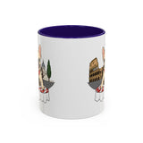 French Bulldog Pasta in Rome Mug | Ceramic Coffee Cup