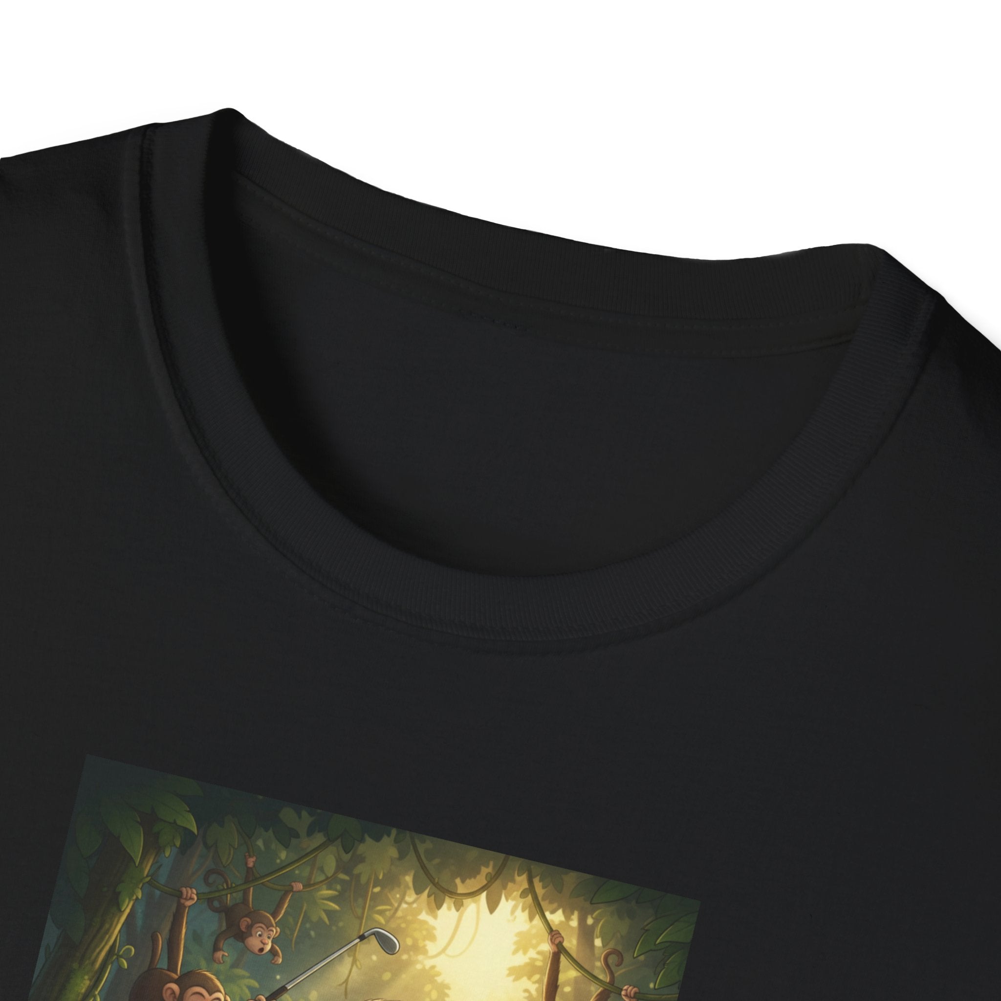 Slow Living Sloth Golfer T-Shirt | Zen Sportswear Tropical Golf Silas