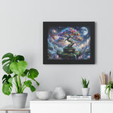 Cosmic Genesis Bonsai - Giclée Art Print on Canvas