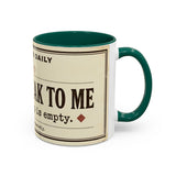 Do Not Speak To Me Mug | Prescription Coffee Mug, Funny Morning Quote