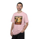 Long-Neck Larry  Pickleballer Unisex Garment-Dyed T-shirt