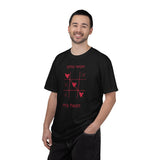 You Won My Heart tic tac toe T-shirt | Valentine heart game tee