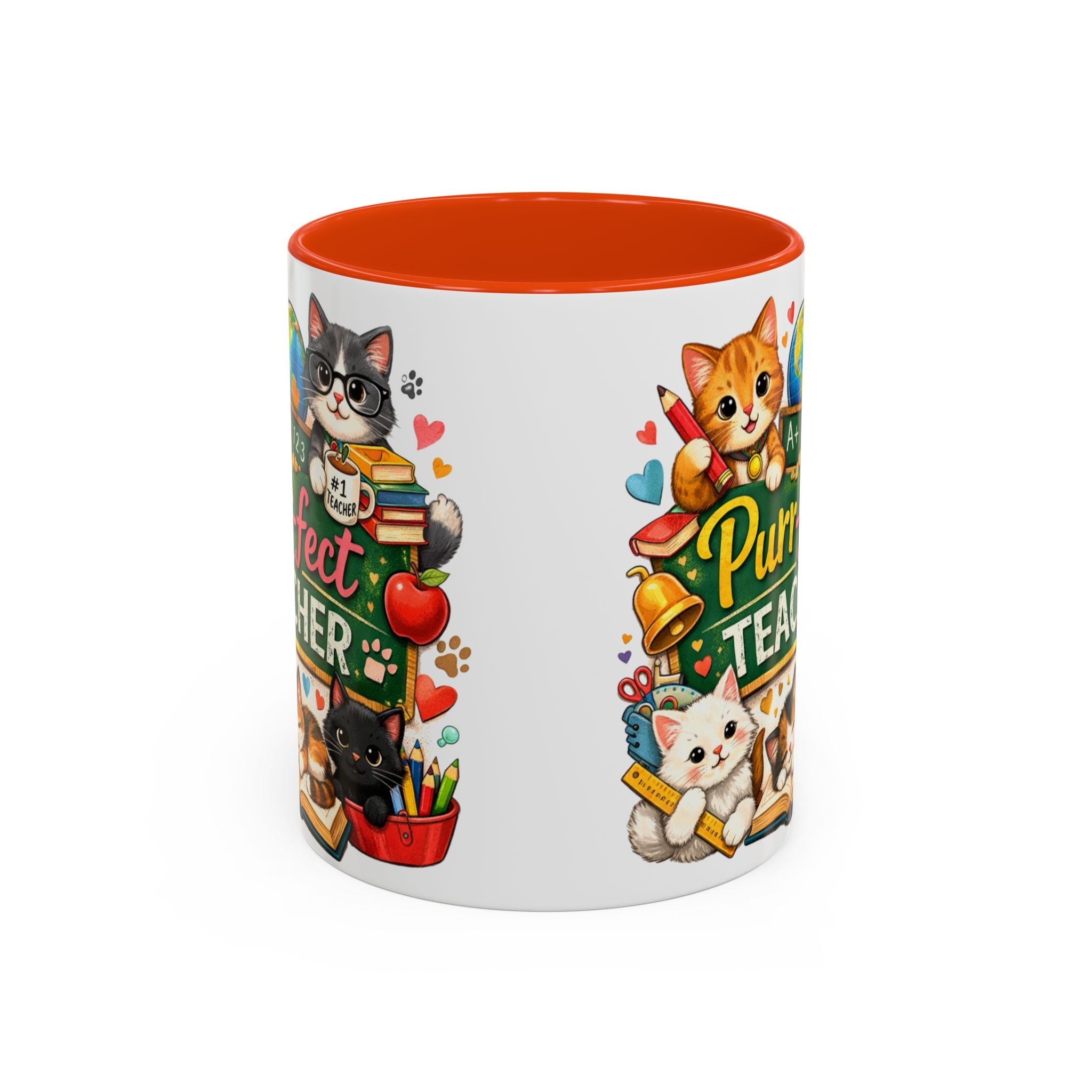 Purr-fect Teacher Mug | Cat Classroom Design, 11oz or 15oz