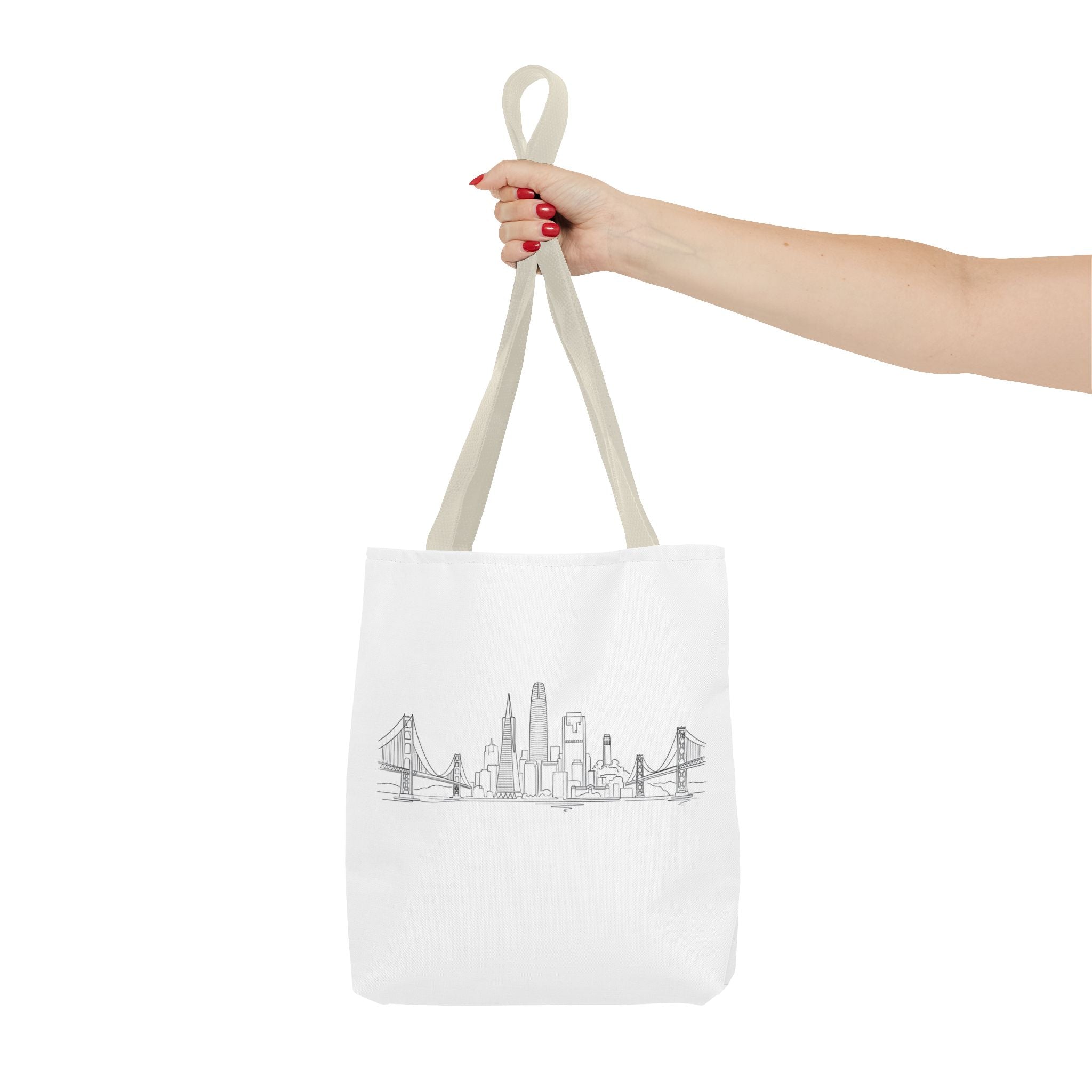 San Francisco Skyline Tote Bag | Minimal City Line Art