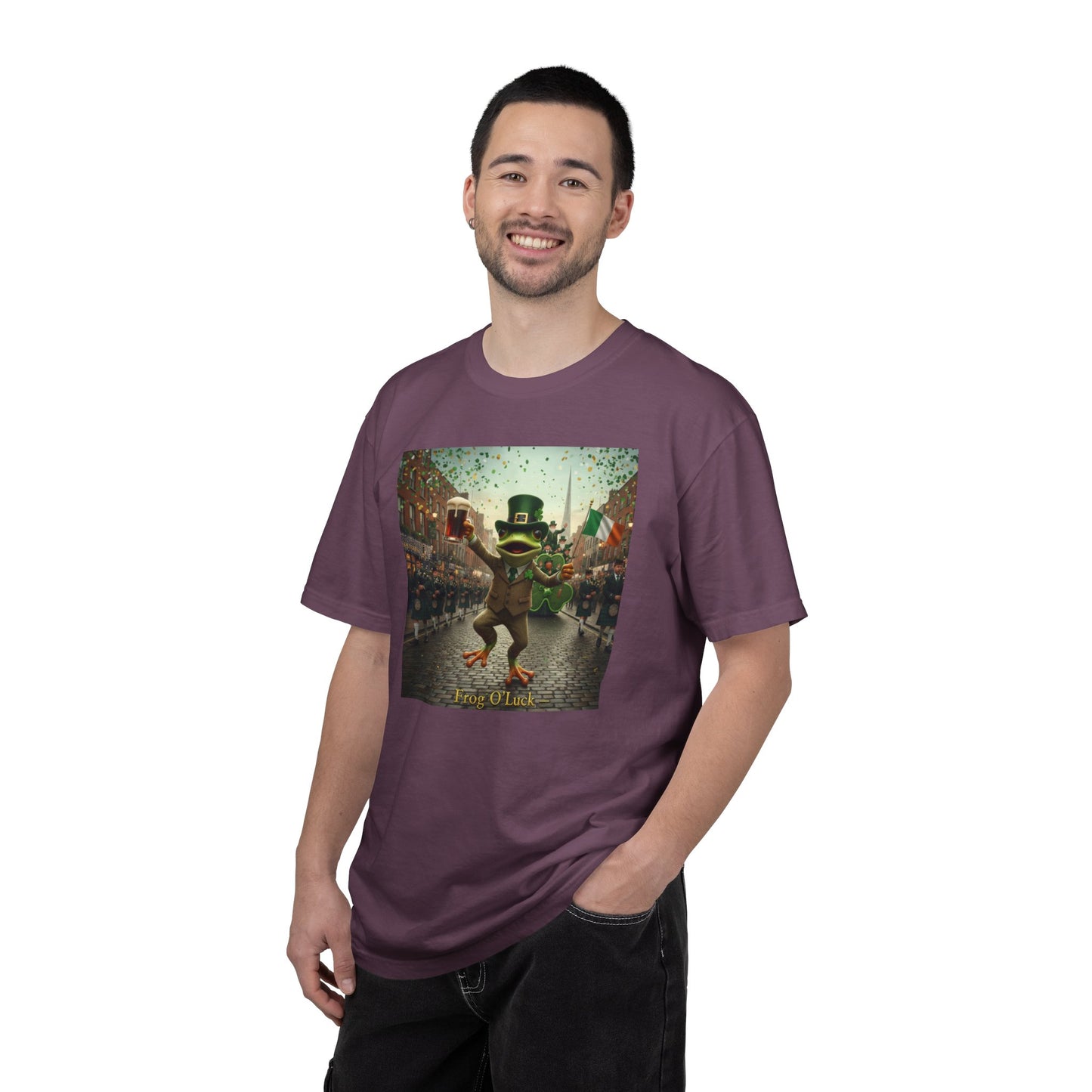Irish Frog Unisex Garment-Dyed T-shirt