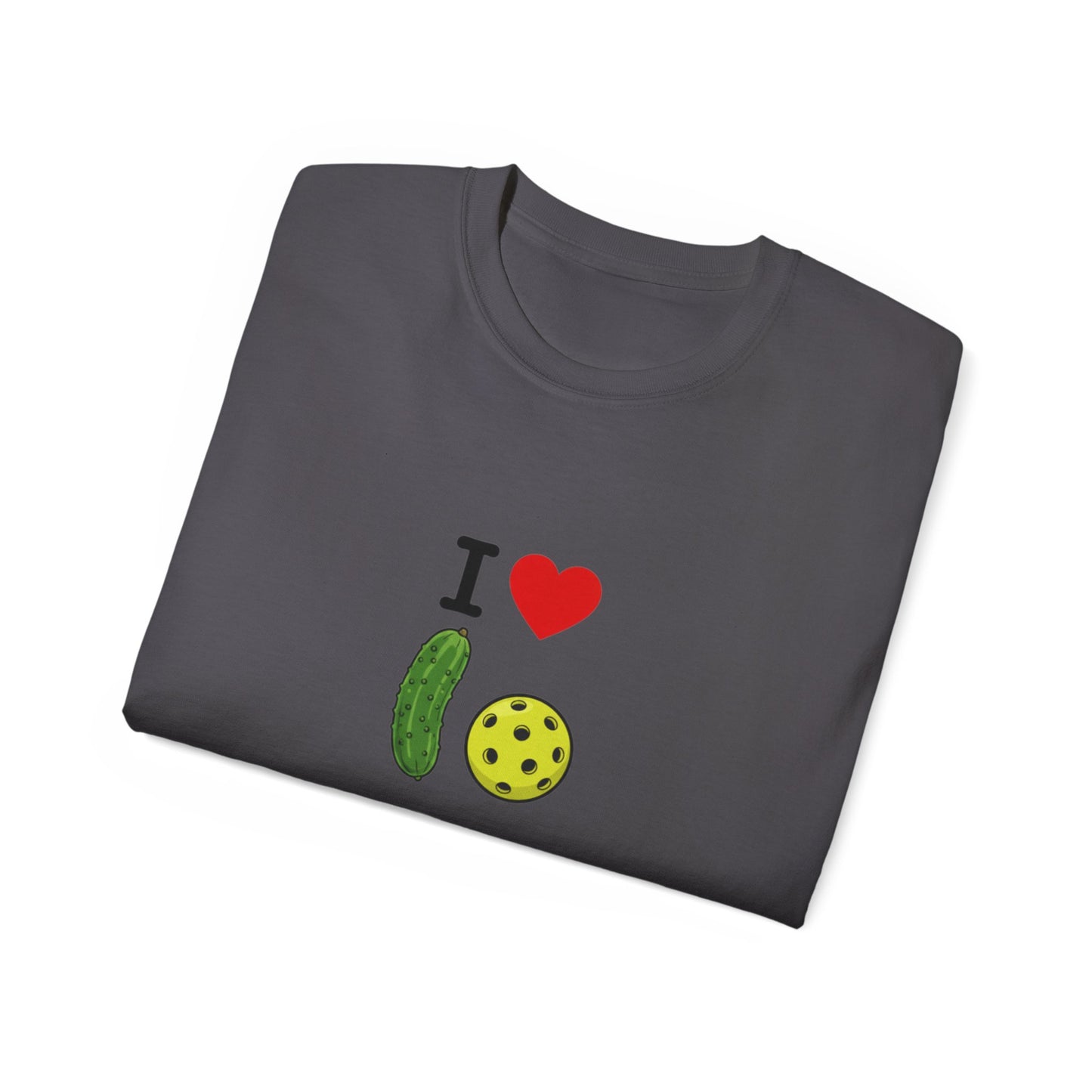 I Heart Pickleball T-Shirt | Pickle & Ball Graphic Tee
