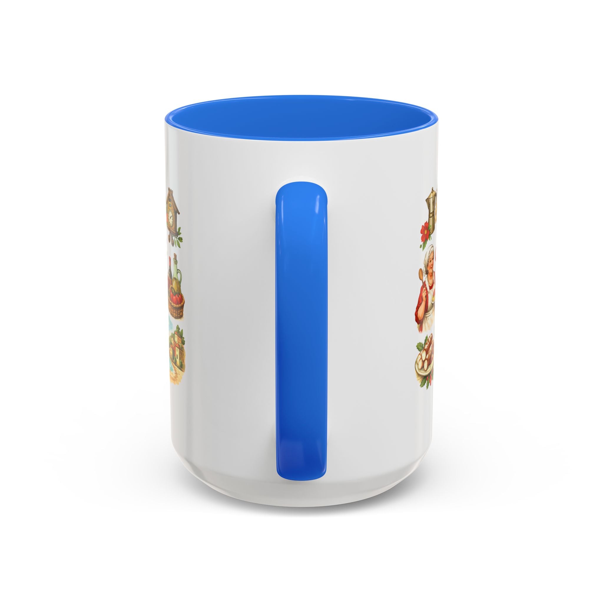 Nonna Holiday mug | Italian grandma kitchen design, vintage food icons