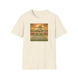 Capybara Ace Pickleball Player T-Shirt | Retro Tropical Court Design
