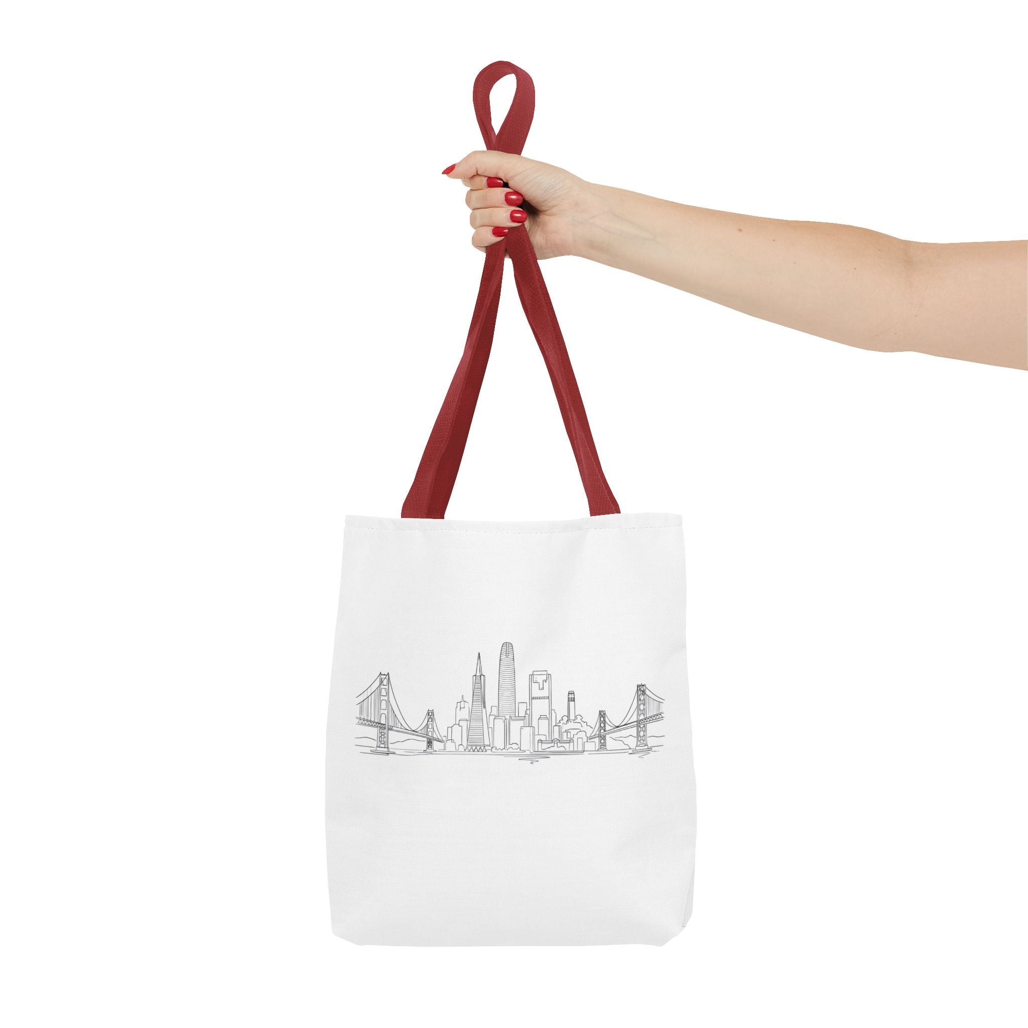 San Francisco Skyline Tote Bag | Minimal City Line Art