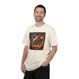 Giant Catzilla Kaiju Rampage T-Shirt | Neon City Monster Battle