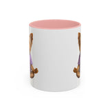 Meditating Yorkshire Terrier Mug | Accent Coffee Mug 11oz 15oz