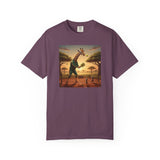 Long-Neck Larry  Pickleballer Unisex Garment-Dyed T-shirt