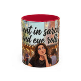 Sarcastic Girl Illustration Mug | 11oz or 15oz Colorful Ceramic