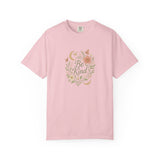 Be Kind Floral Wreath T-Shirt | Positive Quote, Boho Botanical Design