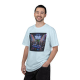 Melodic Mixer DJ Cat T-shirt | Neon Retro Music Party