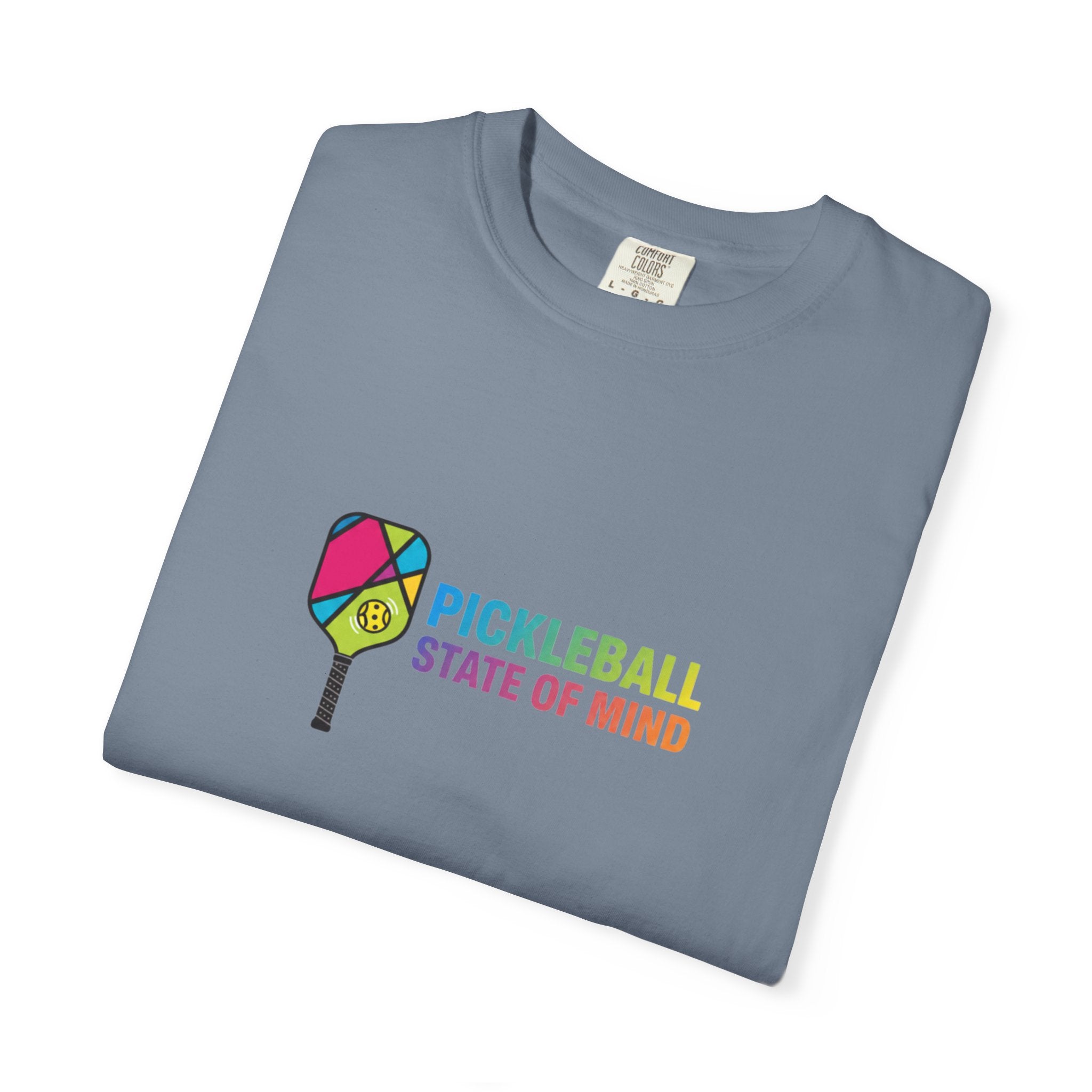 Pickleball State of Mind T-shirt | Colorful Paddle Graphic