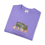 Beagle Pickleball Classroom Cartoon T-shirt | Dog Teacher Paw School Design
