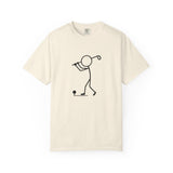 Stick Figure Golfer T-Shirt | Golf Outline Graphic Tee