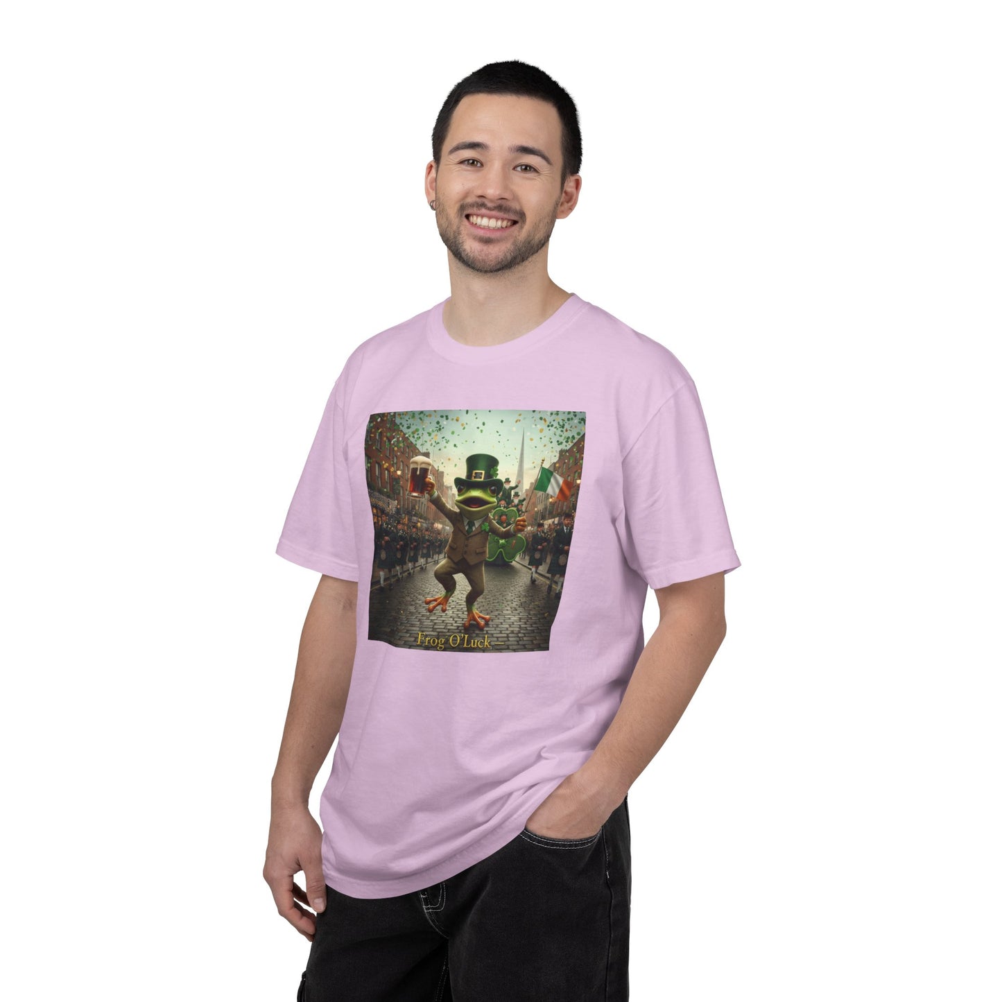 Irish Frog Unisex Garment-Dyed T-shirt