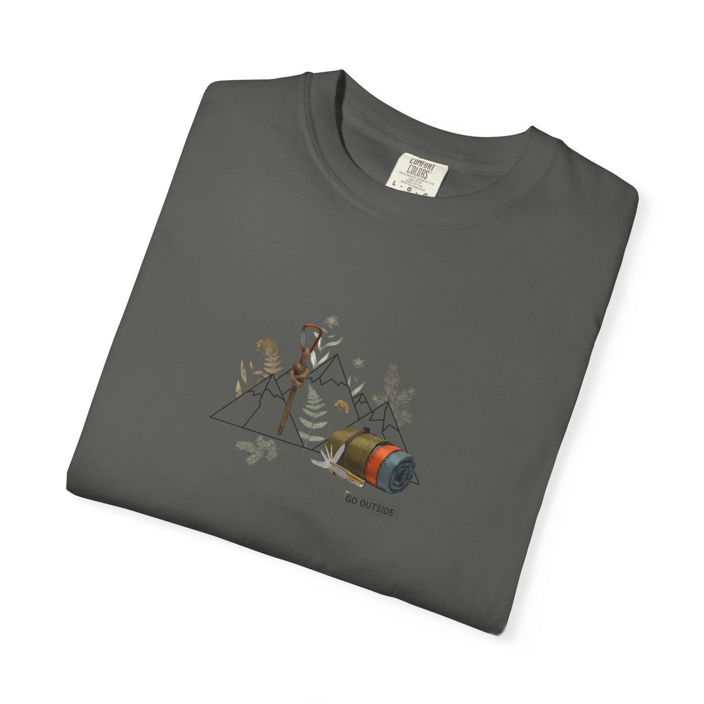 Mountains Camping Outdoors Tee | Adventure Gear Graphic T-Shirt