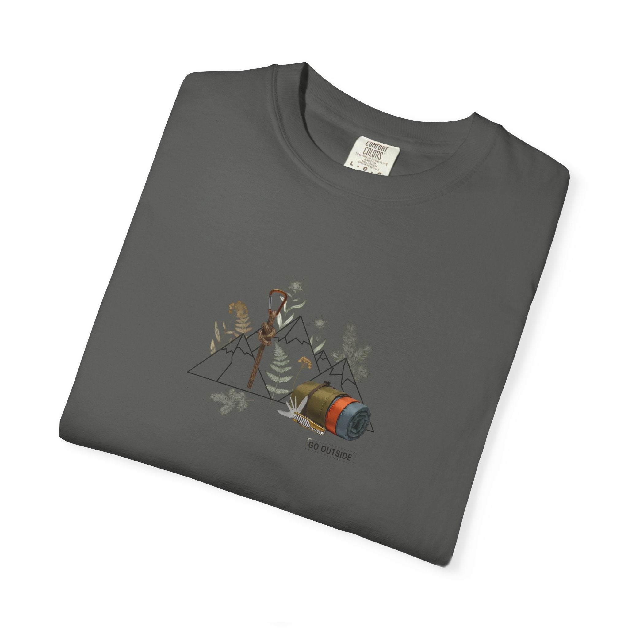 Mountains Camping Outdoors Tee | Adventure Gear Graphic T-Shirt