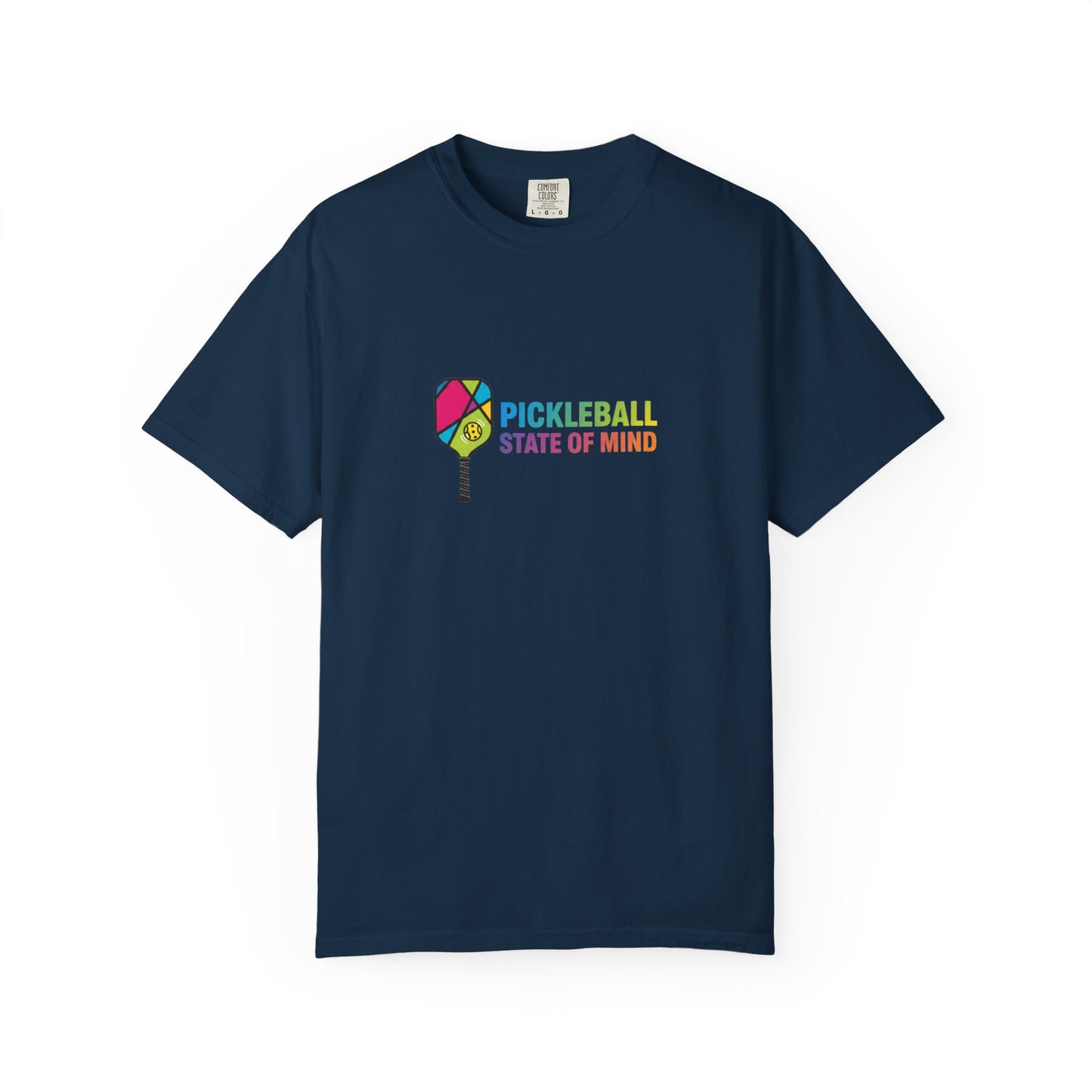 Pickleball State of Mind T-shirt | Colorful Paddle Graphic