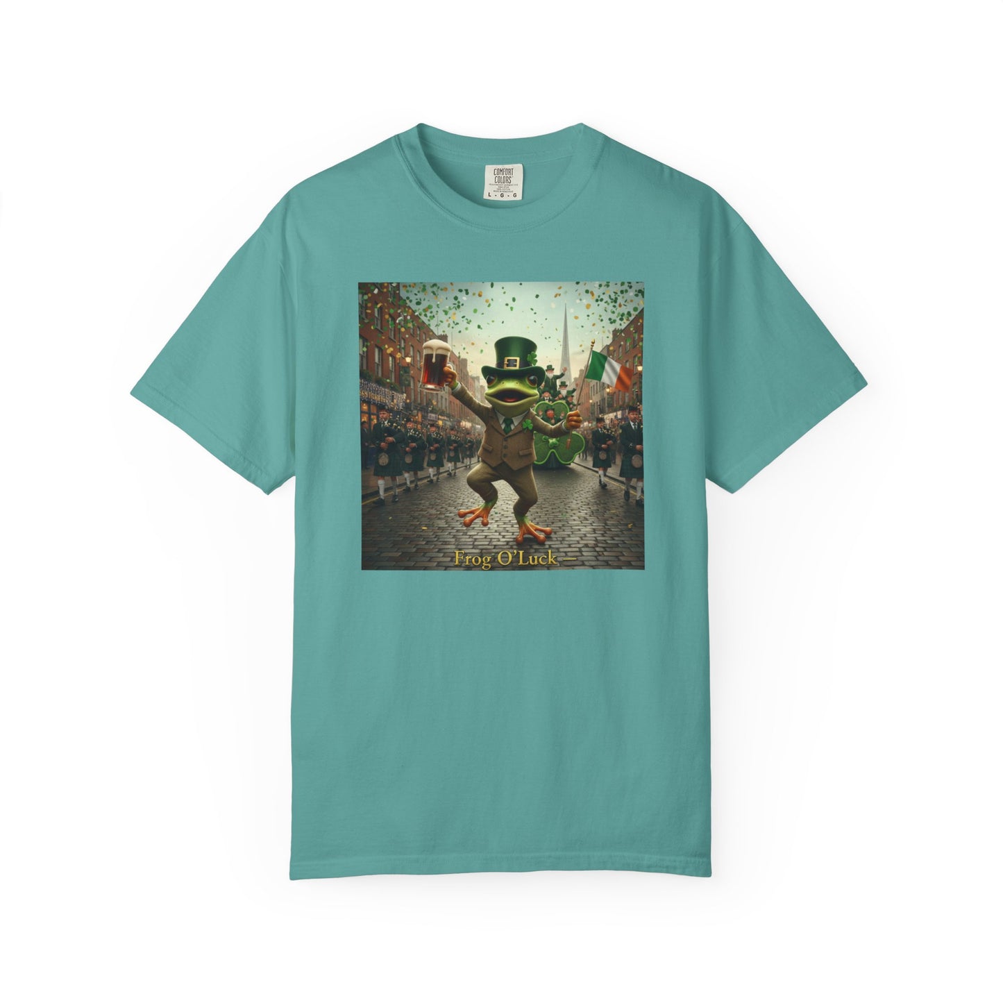 Irish Frog Unisex Garment-Dyed T-shirt
