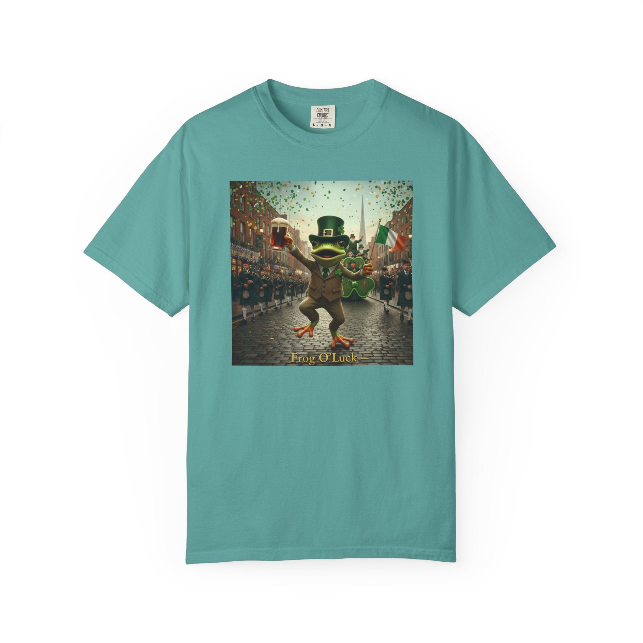 Irish Frog Unisex Garment-Dyed T-shirt