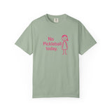 No Pickleball Today T-shirt | Funny Pickleball Saying, Pink Stick Figure Design
