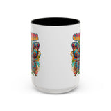 Groovy Mama Butterfly Mug | Retro Psychedelic Floral Design