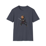 Stealthy Capybara Warrior T-Shirt | Zen Assassin Tactical Capy