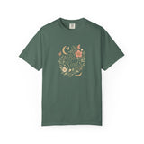 Be Kind Floral Wreath T-Shirt | Positive Quote, Boho Botanical Design