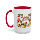 Nonna Holiday mug | Italian grandma kitchen design, vintage food icons
