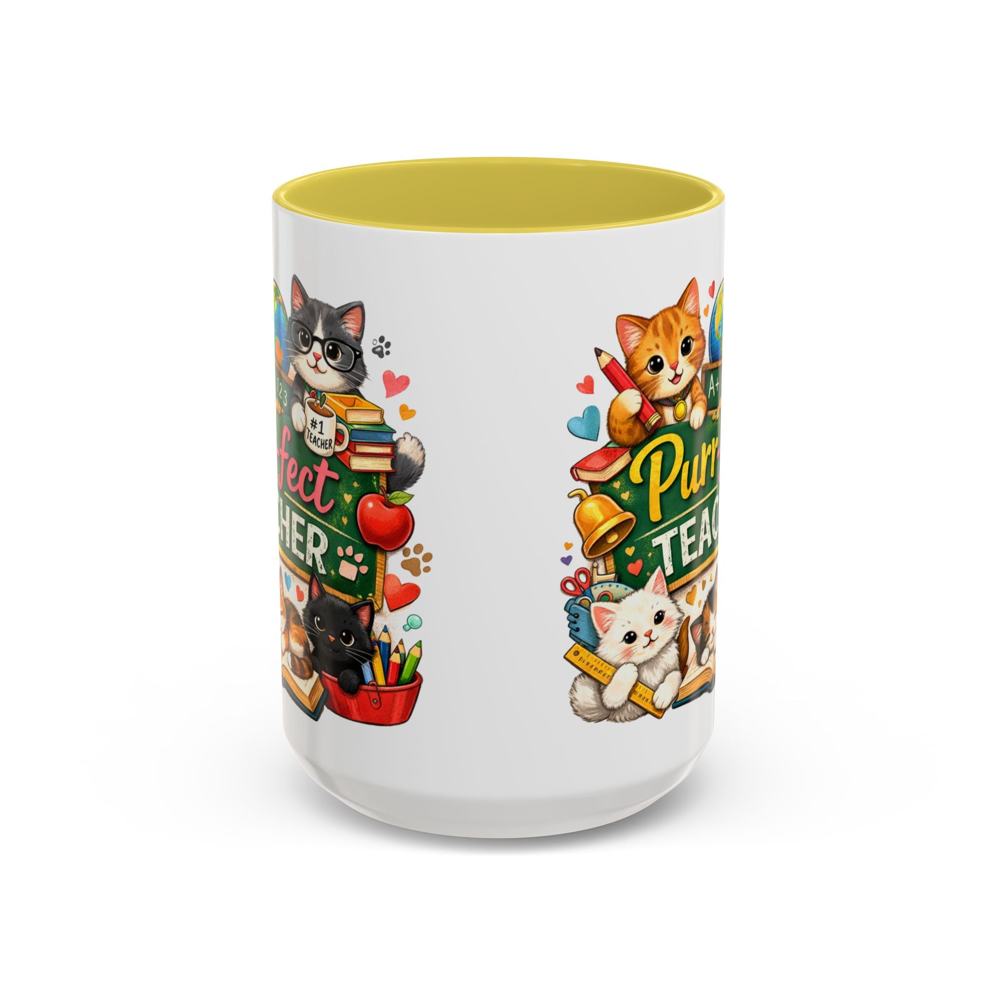 Purr-fect Teacher Mug | Cat Classroom Design, 11oz or 15oz