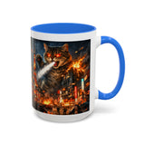 Catzilla Tokyo Cityscape Mug | Color Interior 11oz 15oz