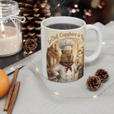 Le Chef Capybara de Paris Mug | Capybara Chef Café Scene, Pastries